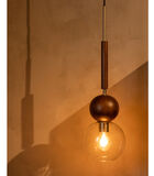 Babble Hanglamp - Glas - Bruin - 52x18x18 image number 2