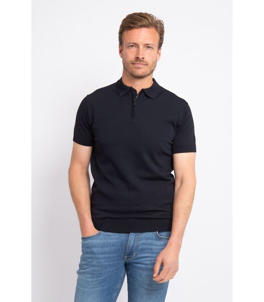 Cool Dry Knit Polo Navy