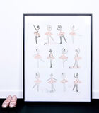 Affiche seule danseuses classiques Ballerina, Lilipinso image number 2