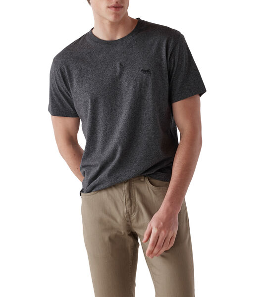T-shirt droit en coton à manches courtes Gunn