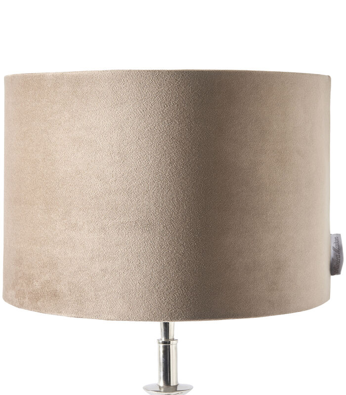 Lampenkap 20x30 - Velvet Cylinder Lampshade - Zand Bruin image number 2