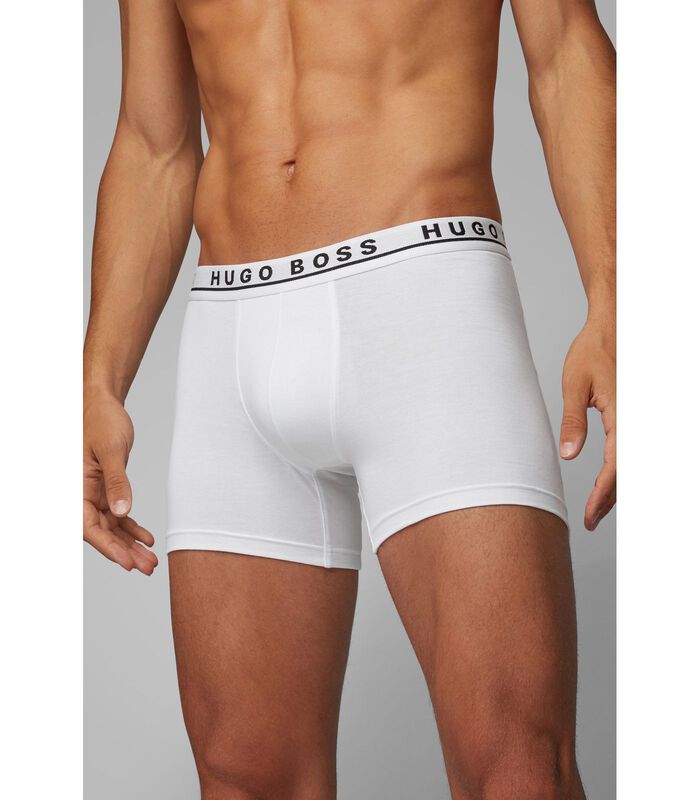 Hugo Boss Boxer-shorts Lot de 3 Blanc image number 3