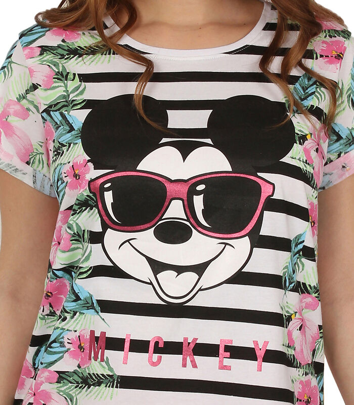 Pyjama t-shirt kort Mickey Jungle Disney image number 3