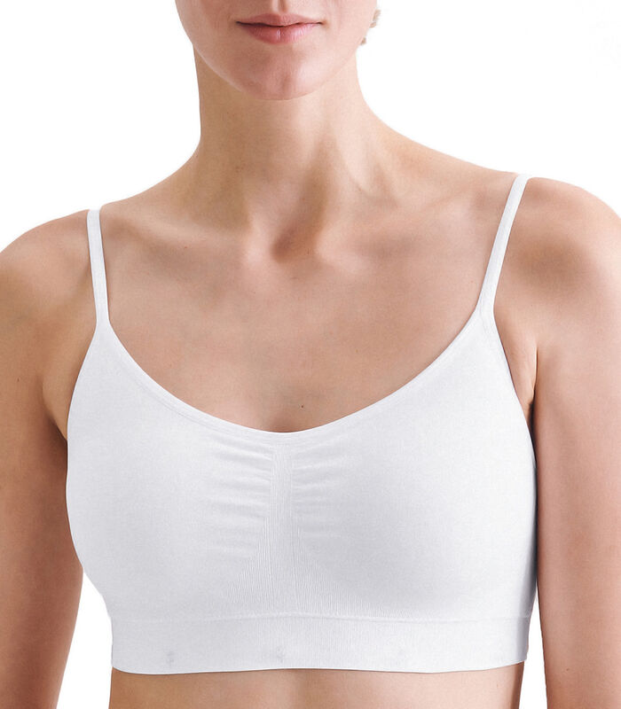 Bralette van microvezel met uitneembare pads Micro flex image number 0