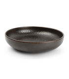 Assiette creuse 22xH5cm chocolate Tabo - (x4) image number 0