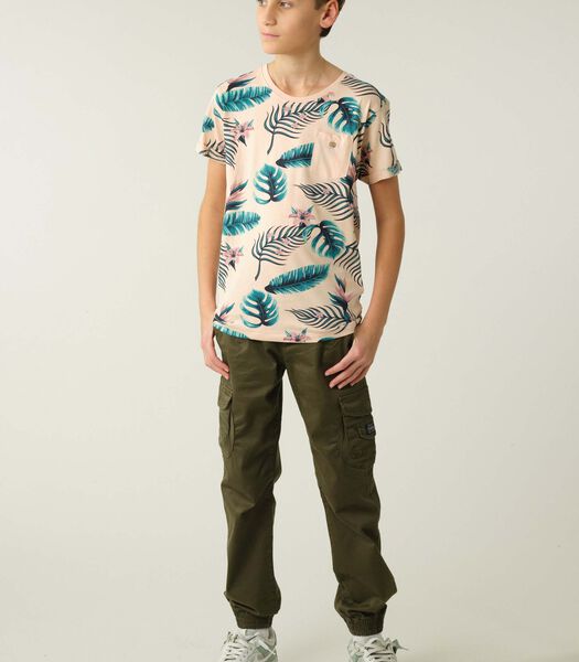 NUBIE - Jongens t-shirt met korte mouwen met nubie krullen
