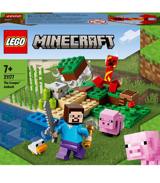 LEGO Minecraft De Creeper Hinderlaag (21177)