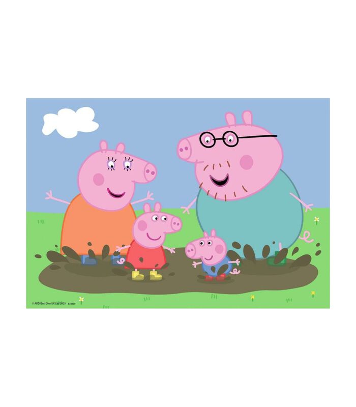 Kinderpuzzel Peppa Pig - 2 x 24 stukjes image number 1