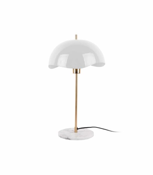 Lampe de Table Waved Dome - Blanc - 30x30x56cm