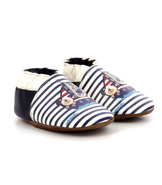 Chaussons Cuir Robeez Sailing The Sea