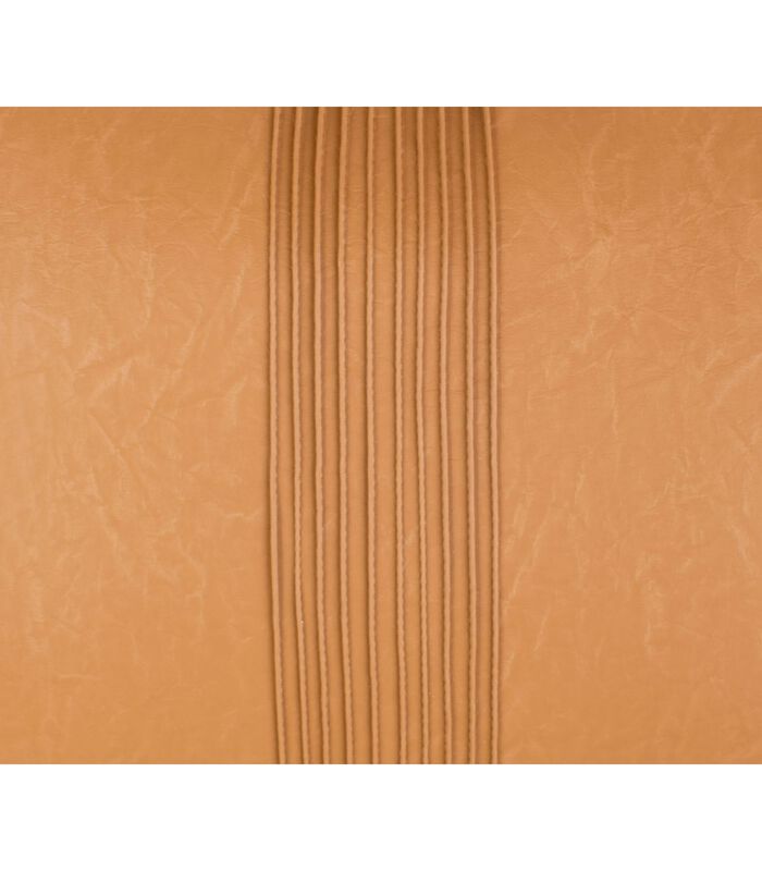 Kussen Leather Look - Vierkant Cognac Bruin - 45x45cm image number 2