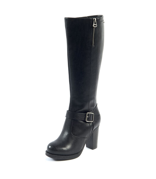 XL laarzen voor brede kuiten - Model Kamilla, Black23, 40