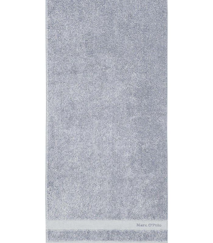 MELANGE - Serviette - Smoke Blue/Off White image number 0