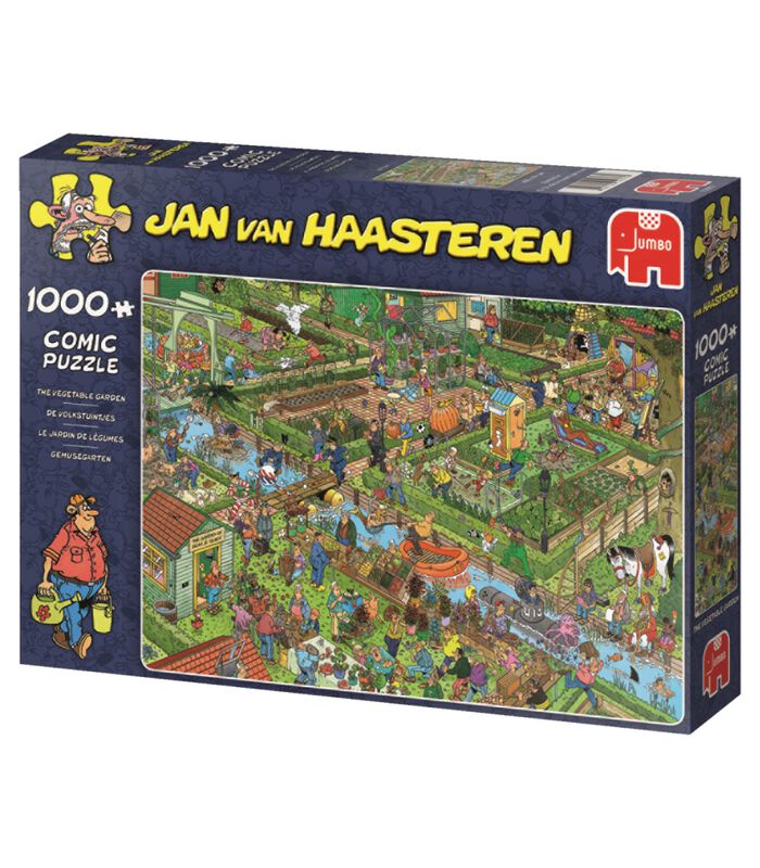 puzzel Jan van Haasteren Volkstuintjes - 1000 stukjes image number 3