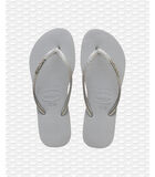 Dames slippers Slim Glitter II image number 2