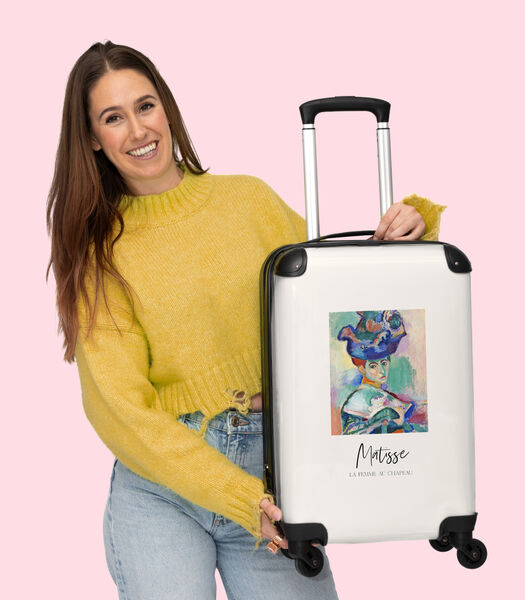 Ruimbagage koffer met 4 wielen en TSA slot (Kunst - Matisse - Kunstenaar - Portret - Vrouw)