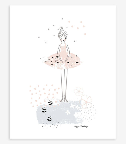Affiche seule danseuse ballerine Ballerina, Lilipinso