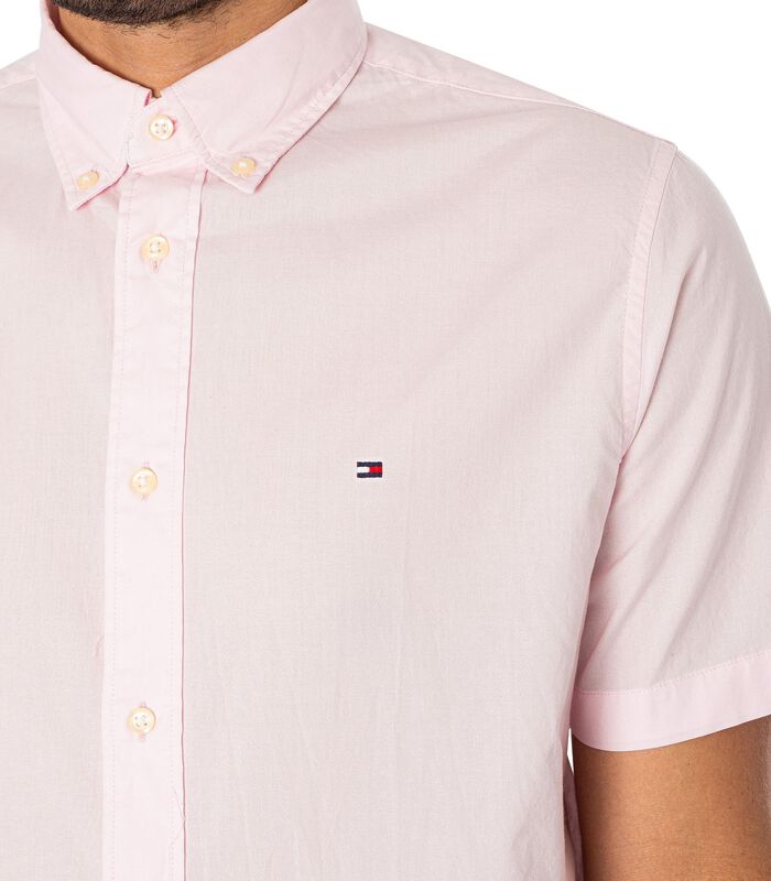 Flex Poplin Regular Overhemd Met Korte Mouwen image number 3