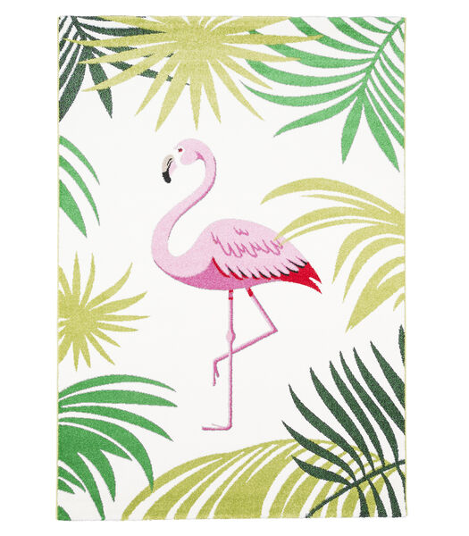 Vloerkleed Design Faro Tropical Flamingo