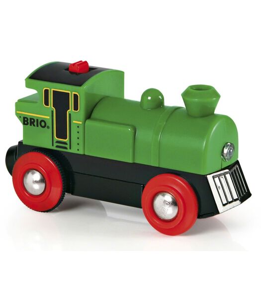 BRIO Groene locomotief op batterijen - 33595