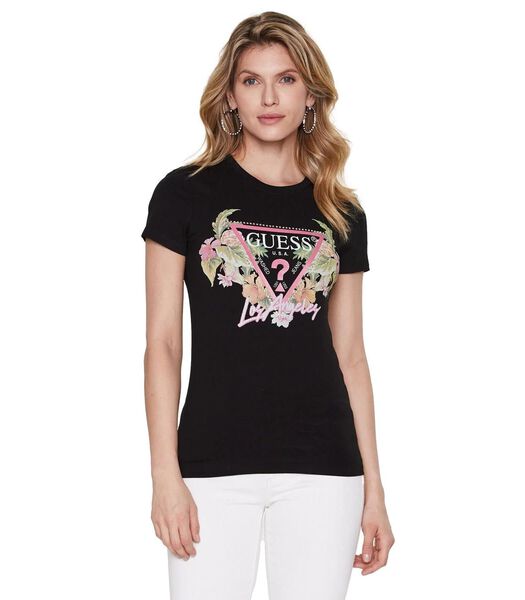 T-shirt femme Triangle Flower