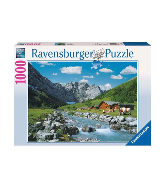 puzzel Karwendelgebergte, Oostenrijk - 1000 stukjes