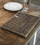 Placemats - Rustic Rattan Placemat Diner - Bruin image number 1