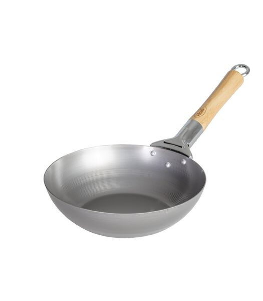 Poêle à wok Blackwell Voccelli - Acier - ø 25 cm - Sans revêtement antiadhésif