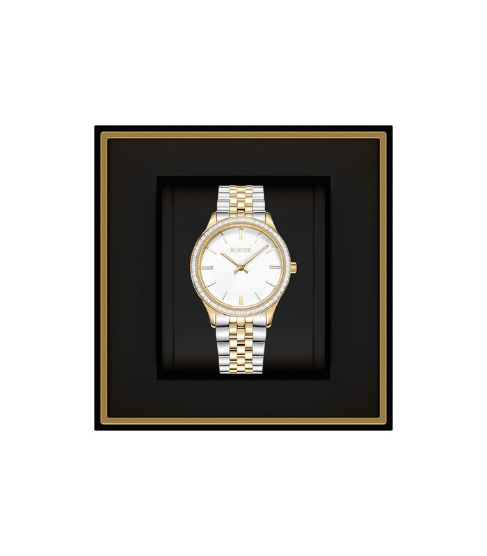 Nicky Chic Dames Horloge - Goud Zilver - 36mm image number 4