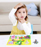Babyspeelgoed  houten puzzel Prinses en Prins image number 3