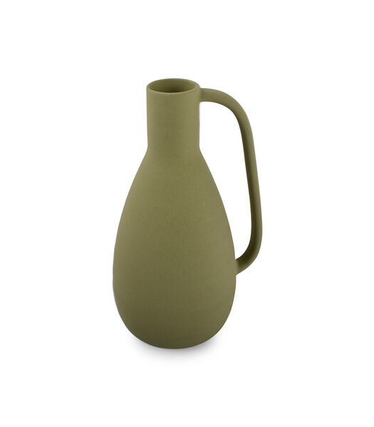 Vase 17x14xH27cm vert Collo