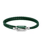 Bracelet cuir vert 2040111 image number 0
