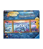 schilderen op nummer Kleurrijke onderwaterwereld image number 0