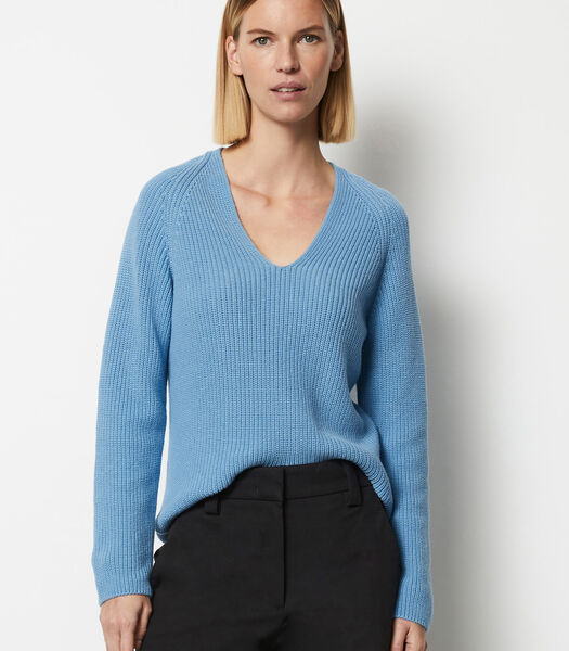 Pull-over en tricot col V relaxed