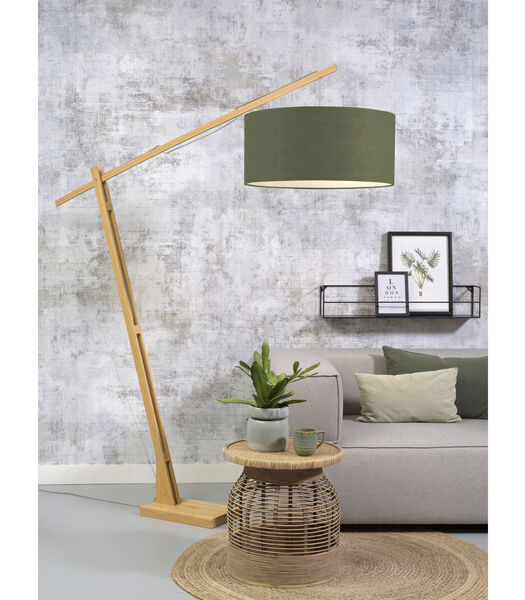 Vloerlamp Montblanc - Bamboe/Groen - 175x60x207cm