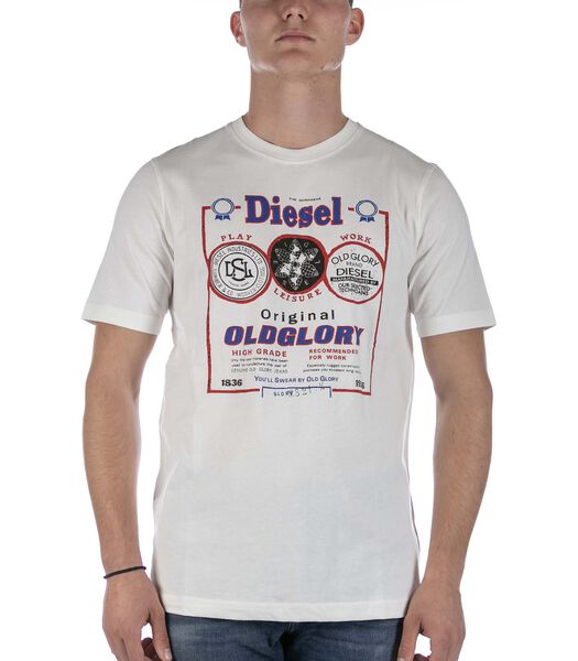 T-Shirt Diesel T-Just E36 Blanc