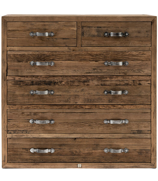 Riviera Maison Ladekast Hout - Connaught Chest of Drawers XL - Bruin