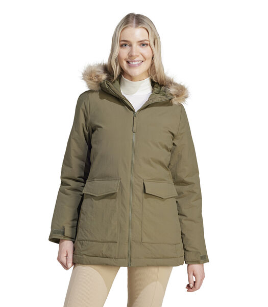 Parka à capuche femme