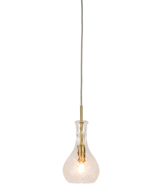 Hanglamp Brussels - Goud/Glas - Ø14cm