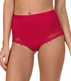 Slip taille haute Evelyn rouge image number 0