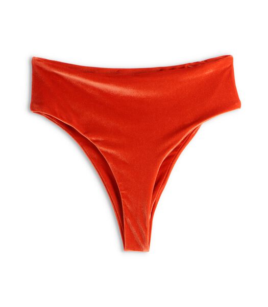 The Pentagon Velvet Pomelo Orange Bas de Bikini