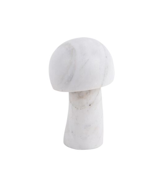 Ornament Mushroom Small - Wit - 7.5x7.5x14cm