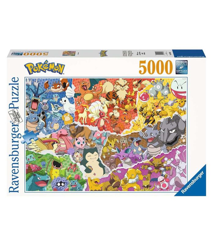 Puzzle 5,000 Pieces Pokemon image number 1