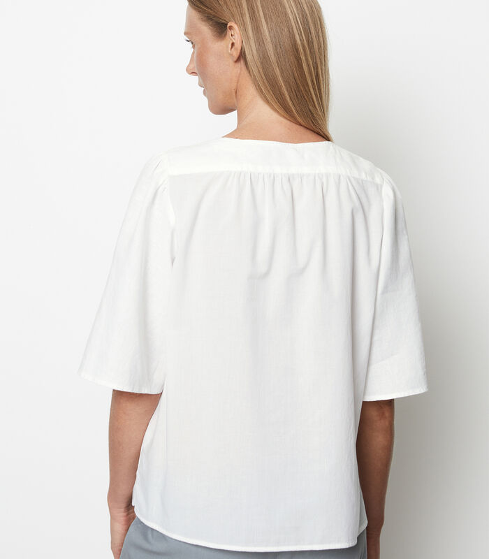 blouse met korte mouwen image number 2