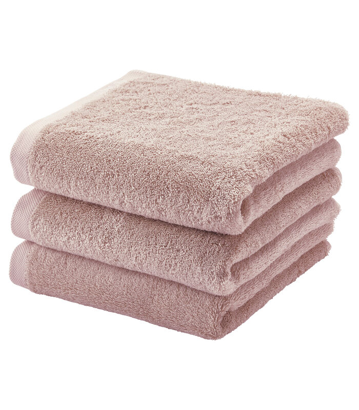 Handdoek 55x100 cm LONDON kleur Dusty Pink-87 (set/3) image number 0