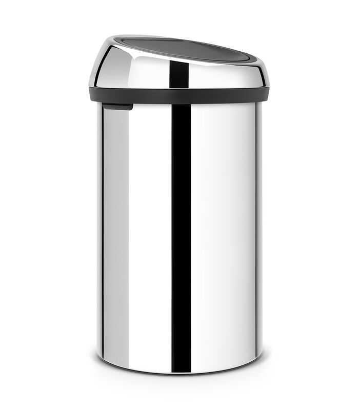 Touch Bin, 60 litres - Brilliant Steel image number 2