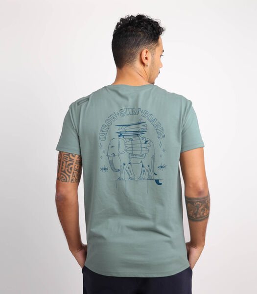 Grafisch T-shirt met korte mouwen TOMANA