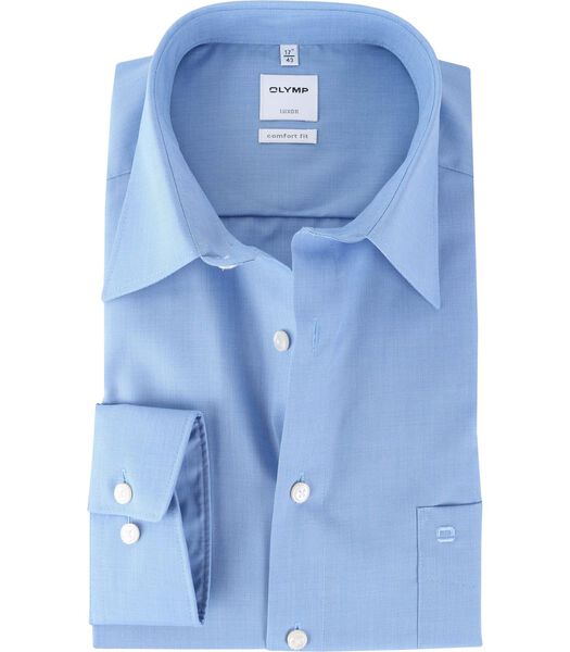 Olymp Luxor Shirt Blue Comfort Fit
