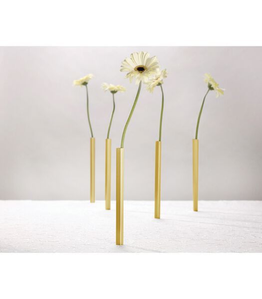 Magnetic vases - gold - set 5 pcs