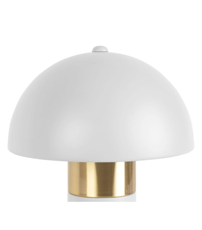 Lampe de table Seta - blanc/or - Ø20x26cm image number 2